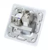 LogiLink NK4020 Keystone sienas panelis, 2 moduļi, signālbalts