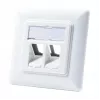 LogiLink NK4020 Keystone sienas panelis, 2 moduļi, signālbalts