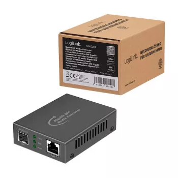 Logilink NMC001 Gigabit Media Konvertors RJ45 to SFP