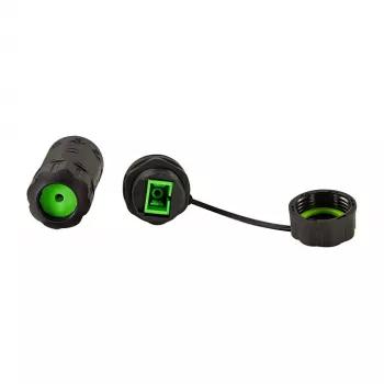 LOGILINK Outdoor Fiber Optic Simplex SC Connector ar kabeļa uzmavu un putekļu vāciņu