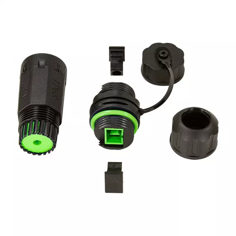 LOGILINK Outdoor Fiber Optic Simplex SC Connector ar kabeļa uzmavu un putekļu vāciņu