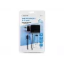 LogiLink PA0157 3 portu USB sienas lādētājs 10,5W ar integrētu Micro-USB kabeli, melns