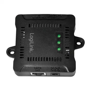 LogiLink POE005 PoE Sadalītājs, 1-Port Gigabit, 24W Max, 5/9/12V DC Output