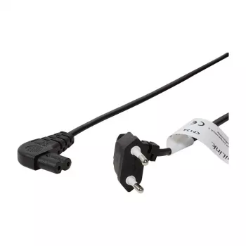 LogiLink barošanas vads Europlug CEE 7/16 uz IEC C7 0.75 m melns
