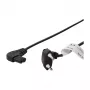 LogiLink barošanas vads Europlug CEE 7/16 uz IEC C7 0.75 m melns