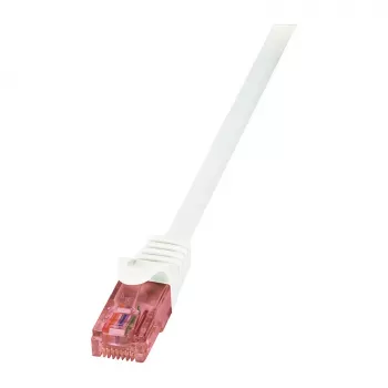 LogiLink PrimeLine Cat.6 U/UTP vara vada tīkla kabelis, balts, 1,5 m