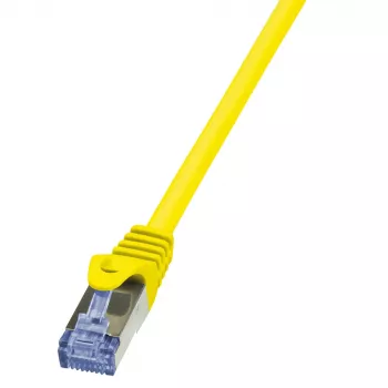 LogiLink PrimeLine Cat.6A S/FTP Patch Cable, 0.25m, Yellow