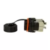 LogiLink Professional Cat.6A STP Keystone Jack RJ45, IP68 industriāls āra, bez instrumentiem, cinka die-cast, melns