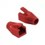 LogiLink Professional Modular RJ45 spraudņa aizsarguzmava 8 mm Sarkana – 50 gab.
