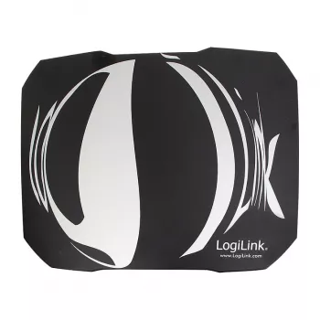 LogiLink Q1 Mate Spēļu Peles Paliktnis XL – Mikroausts Audums, Neslīdoša Gumijas Pamatne, Sašūtas Malas, Melns Galda Paliktnis