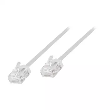 LogiLink plāns augstas elastības Cat.6A U/UTP komutācijas kabelis, 5 m, balts