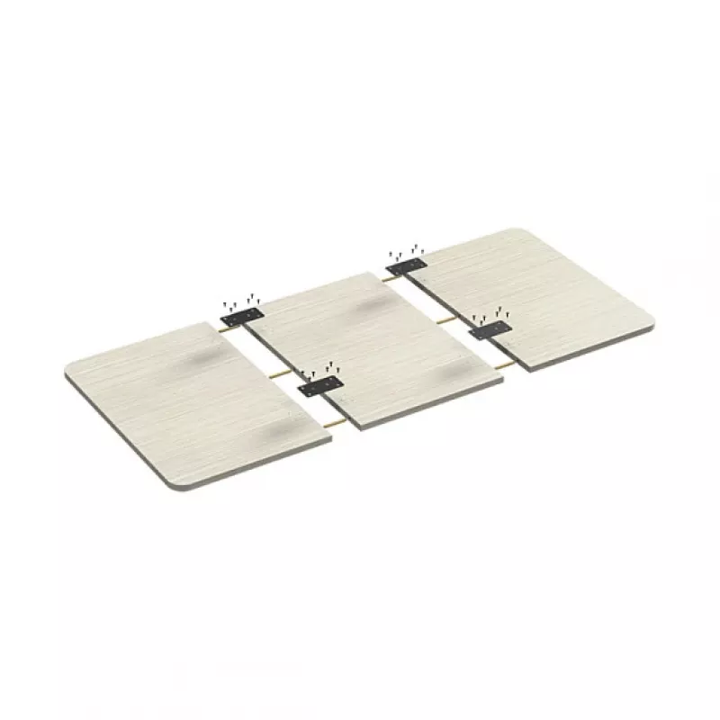 LogiLink galda virsma, 3 daļu, 1200x600 mm, dabīgā koka tonī
