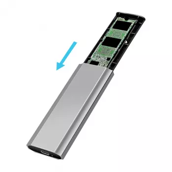 LogiLink UA0439 USB 3.2 Gen 2 SSD Korpuss USB-C uz PCIe NVMe
