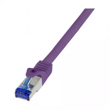 LogiLink Ultraflex Cat.6A S/FTP Patch Cable RJ-45 (M/M) – Violet 5 m – C6A079S