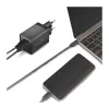 Logilink USB-A/C lādēšanas komplekts, 15 W, ar 1x USB-A un 1x USB-C, melns