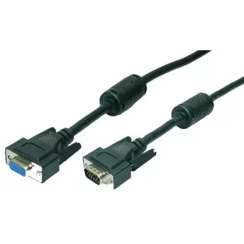 LOGILINK VGA kabelis 2m Melns Vīrietis-Vīrietis