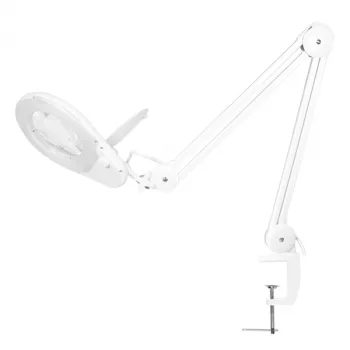 LogiLink WZ0058 LED palielināmais lukturis ar īstu stikla lēcu 127 mm 5 dioptrijas Balts