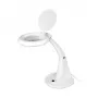 LOGILINK WZ0059 LED palielināšanas lampa ar galda statīvu, 3 dioptrijas (1.75x), 40 SMD LED, 6.5W, dienasgaisma, melna