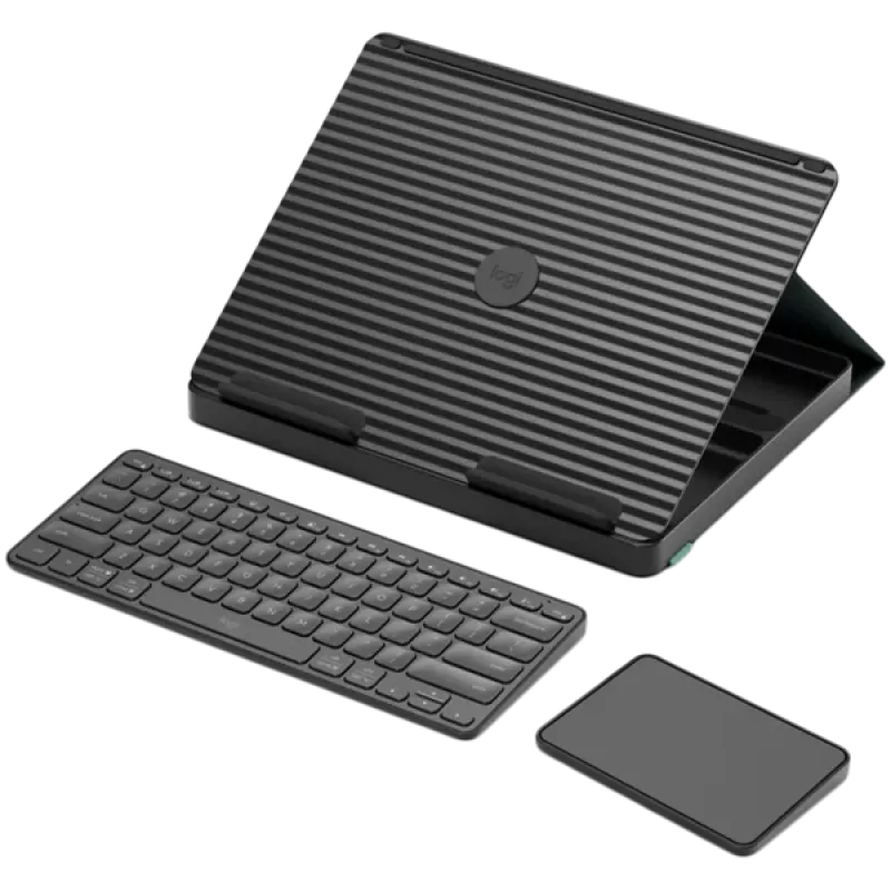 Logitech Casa Pop-Up Desk - Portable Keyboard & Touchpad Set
