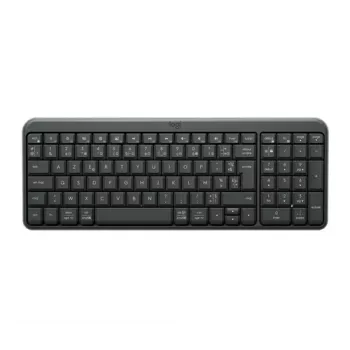 Logitech K250 bezvadu tastatūra - melna - pilna izmēra - QWERTY - membrānas taustiņi - 2,4 GHz RF - Unifying USB uztvērējs - 2xAA baterijas - 24 mēnešu baterijas darbības laiks - izturīga pret šļakatām - regulējamas paceļamās kājiņas - Windows/macOS/Chrom
