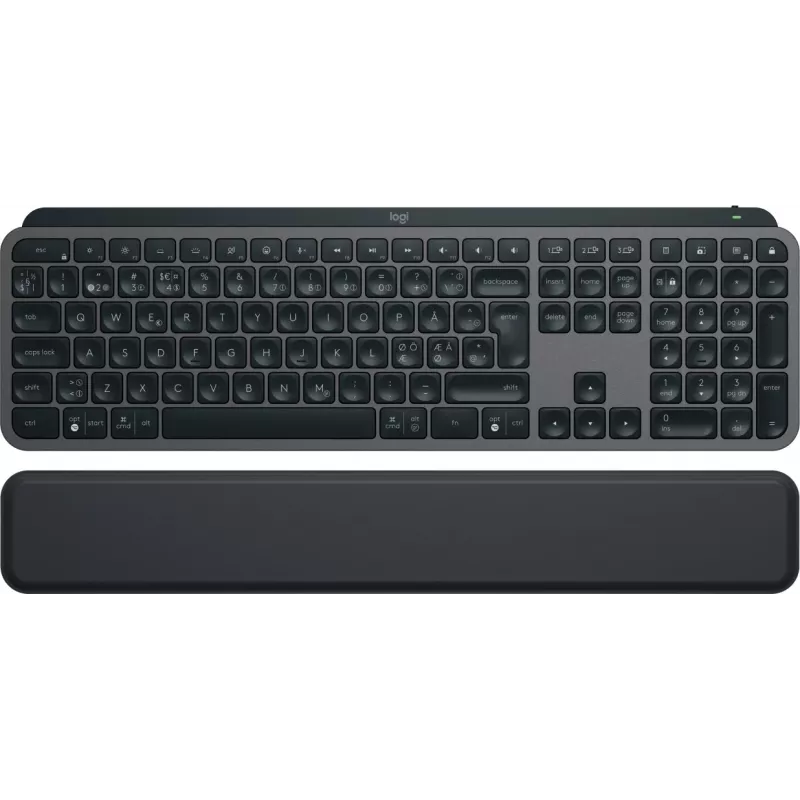 Logitech MX Keys S bezvadu tastatūra - Graphite - Bluetooth
