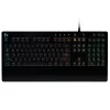 Logitech G213 Prodigy spēļu klaviatūra - fona apgaismojums RGB, QWERTY US English, izturīga pret šķidruma izšļakstīšanos, iebūvēts plaukstu balsts