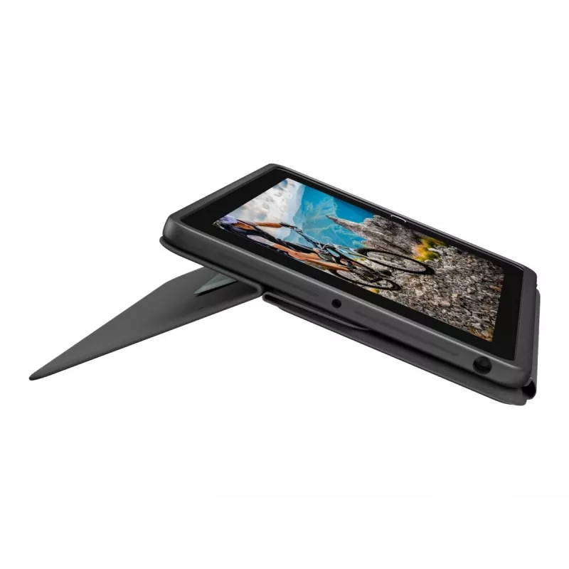 Logitech Rugged Folio Keyboard un Folio Maciņš ar Apple Smart Connector - AZERTY Franču Izkārtojums - Grafīts - Apple 10.9-collu iPad (10. paaudzei)