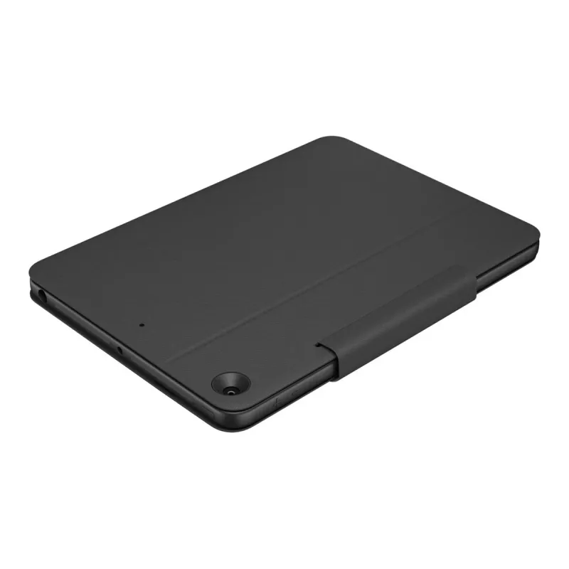 Logitech Rugged Folio Keyboard un Folio Maciņš ar Apple Smart Connector - AZERTY Franču Izkārtojums - Grafīts - Apple 10.9-collu iPad (10. paaudzei)