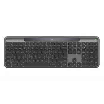 Logitech Signature Slim Solar+ K980 bezvadu klaviatūra Graphite Swiss izkārtojums 920-013756