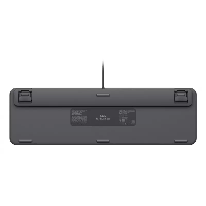 Logitech Signature Slim Wired K620 for Business tastatūra, QWERTY izkārtojums, Graphite