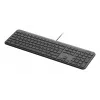 Logitech Signature Slim Wired K620 for Business tastatūra, QWERTY izkārtojums, Graphite