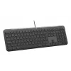 Logitech Signature Slim Wired K620 for Business tastatūra, QWERTY izkārtojums, Graphite