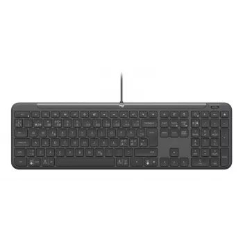 Logitech Signature Slim Wired K620 for Business tastatūra, QWERTY izkārtojums, Graphite