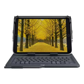 Logitech Universal Keyboard un Folio Maciņš 9-10 collu planšetdatoriem, Bluetooth 3.0, QWERTZ Šveices vācu izkārtojums, Graphite