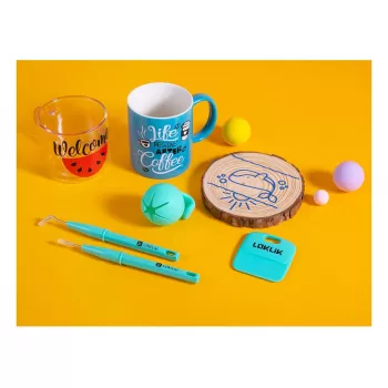 LOKLiK Weeding Tools Bundle SG-GJ-0016-US-L-B2B - 4 gabalu komplekts metāliski tirkīza krāsā vinila apstrādei