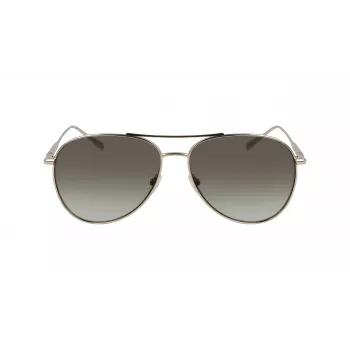 LONGCHAMP LO139S712 Sieviešu Butterfly saulesbrilles – Melns rāmis, pelēkas gradienta lēcas 59mm