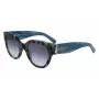 LONGCHAMP LO733S Women's Rectangular Acetate Sunglasses Havana Brown Gradient 52mm