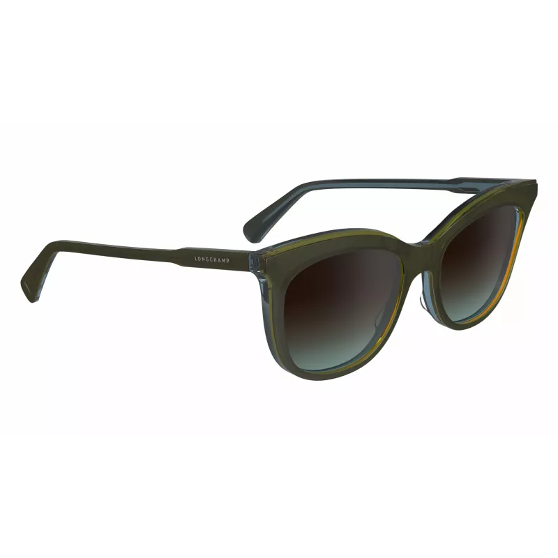 LONGCHAMP LO738S5318310 Sieviešu tauriņveida saulesbrilles Havana Brown 53mm