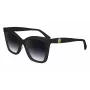 LONGCHAMP LO742S-001 Sieviešu saulesbrilles - Melns rāmis, Gradienta pelēkas lēcas, 54mm