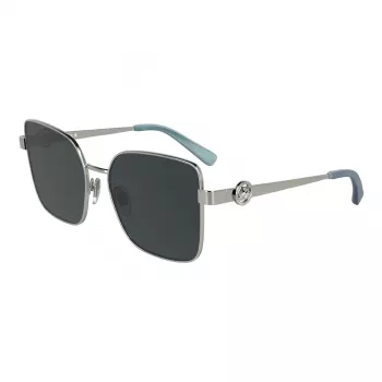 LONGCHAMP Sieviešu kaķacs formas saulesbrilles LO181S5617044 - Havana acetāta rāmis, brūnas gradienta lēcas, 56mm