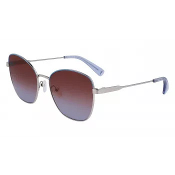 Longchamp Women's LO164S-043 Havana Acetate Square Sunglasses (57/19/140 mm)