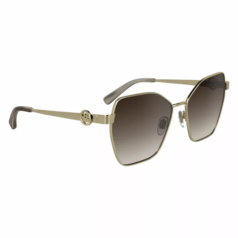 LONGCHAMP Women's Sunglasses LO180S-727 Havana Brown Gradient Butterfly Cat-Eye 58mm