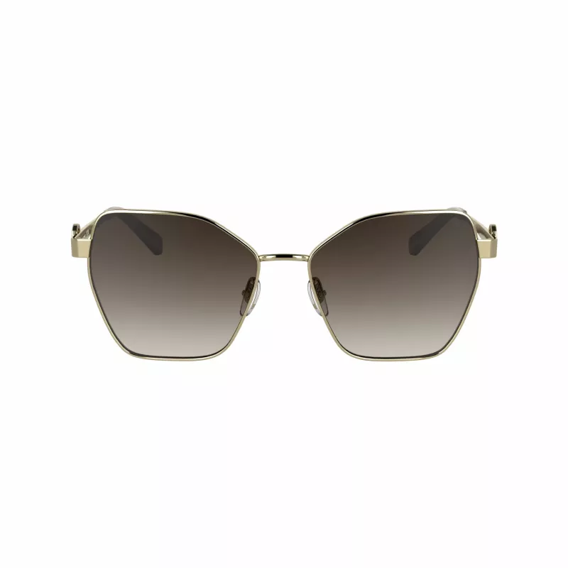 LONGCHAMP Women's Sunglasses LO180S-727 Havana Brown Gradient Butterfly Cat-Eye 58mm