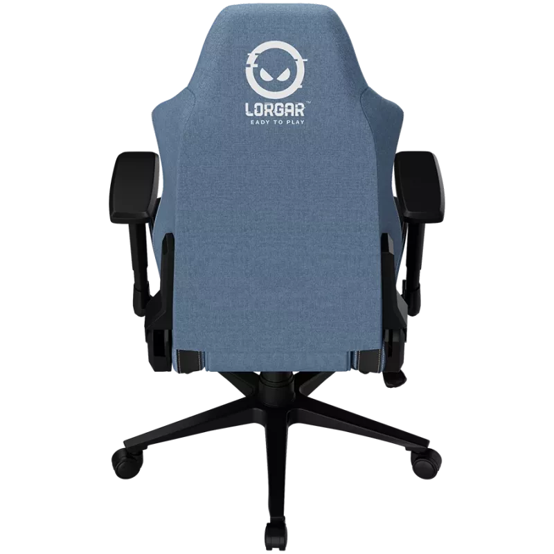 LORGAR CHA41 Ergonomic Gaming Chair Advanced, Premium Anti-Stain Fabric, Blue