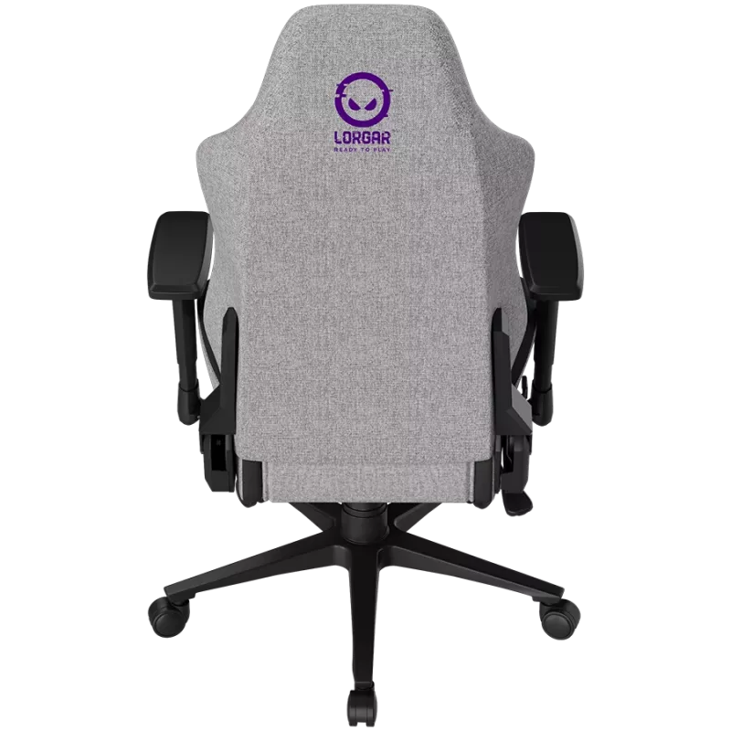 LORGAR CHA41 Ergonomic Gaming Chair Advanced, Premium Anti-Stain Fabric, Grey