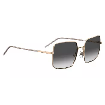 LOVE MOSCHINO Sieviešu saulesbrilles MOL022S0009O Melna Pelēka 56mm