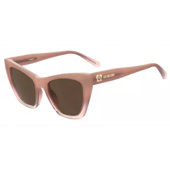 LOVE MOSCHINO Sieviešu saulesbrilles MOL070-S-FWM Havana/Brown Gradient 53mm