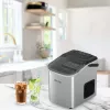 Lovio LVIM001SL Crystal Ice mājas ledus veidotājs - 12 kg/24h, 2.2L tvertne, sudraba/melns