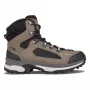 LOWA Corvara GTX Mid Vīriešu Pārgājienu Zābaki - Dune/Grey (Ūdensnecaurlaidīgi GORE-TEX, Zamšādas/Tekstila Virsa)