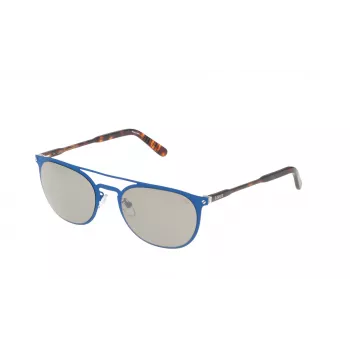 LOZZA SL2235M53RD5X Unisex Saulesbrilles - Acetāta Rāmis, UV400 Aizsardzība, 53mm Lēcas